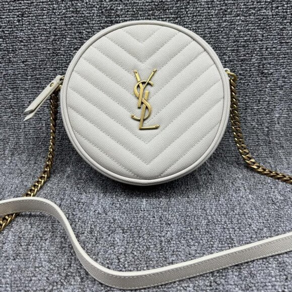 Yves Saint Laurent Round Shoulder Bag 888-081325 - Picture 2 of 15